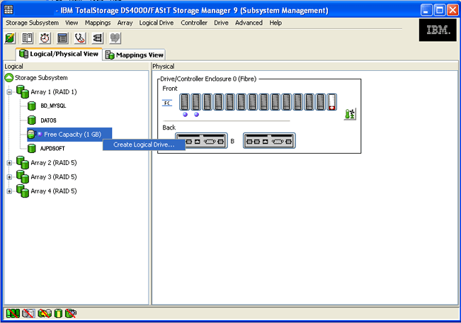 AjpdSoft Cmo administrar una SAN Storage Area Network de IBM