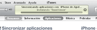AjpdSoft Instalar TeamViewer en el iPhone con iTunes