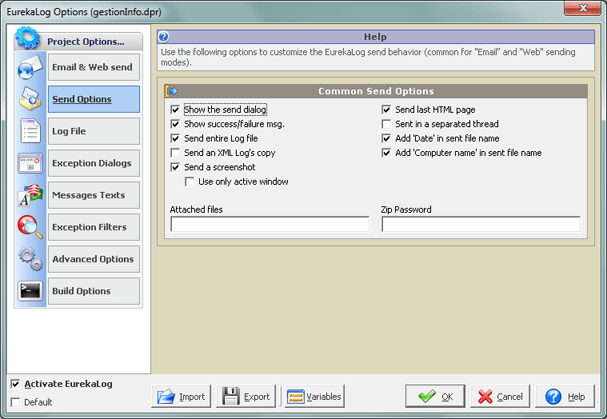 AjpdSoft Configuracin de EurekaLog en Borland Delphi 6 para la captura de errores profesional