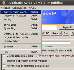 AjpdSoft Configurar AjpdSoft Aviso Cambio IP pblica en GNU Linux