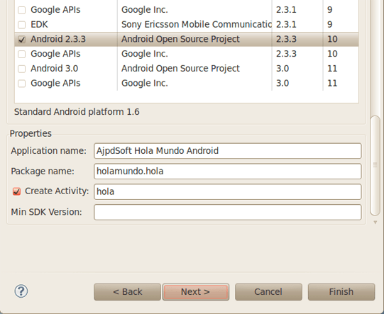 Mi primera aplicacin para Android con Eclise y Android SDK