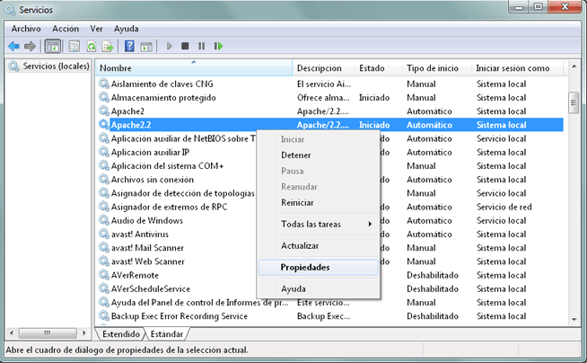 AjpdSoft Los servicios de Windows, definición, cómo se configuran,  cómo se ven