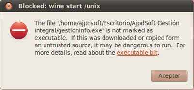 AjpdSoft Ejecutar aplicación Windows en GNU Linux con Wine
