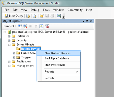 AjpdSoft Configurar y programar copias de seguridad de Microsoft  SQL Server 2008 R2