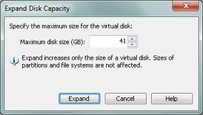 AjpdSoft Expandir (incrementar) el tamaño de un disco duro virtual 
existente en VMware Workstation