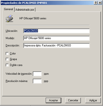 AjpdSoft Instalar impresora en Active Directory de dominio de Microsoft Windows