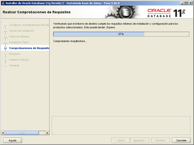 Instalar Oracle Database 11g Release 2 Enterprise Edition 64bits en Microsoft Windows Server 2003 R2 Enterprise x64 Edition en modo Clase de Escritorio