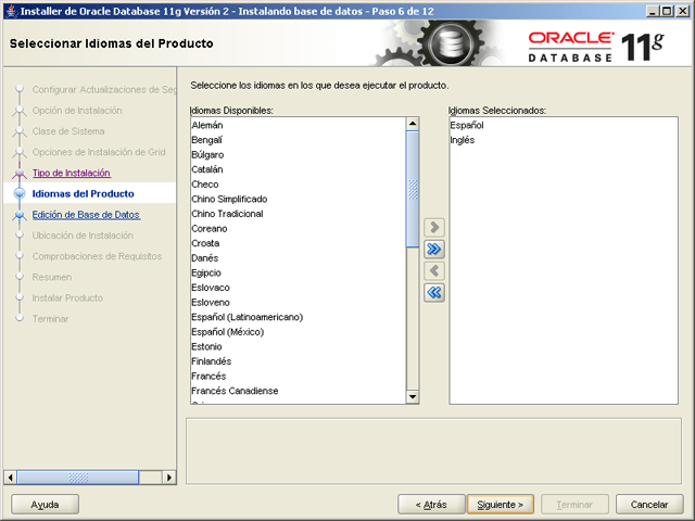 Instalar Oracle Database 11g Release 2 Enterprise Edition 64bits en Microsoft Windows Server 2003 R2 Enterprise x64 Edition en modo Clase de Servidor