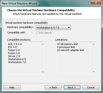 AjpdSoft Instalar y testear Google Chrome OS virtualizado con  VMware Workstation sobre Windows 7 - Crear y preparar la máquina virtual  en VMware Workstation 7.0.1