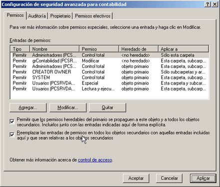 AjpdSoft Las cuotas de disco en Windows Server 2003, establecer  limitación de espacio por usuario