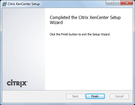 Instalar Citrix XenCenter para administrar Citrix XenServer en un equipo con Windows 7